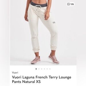 Vuori Natural French Terry Joggers